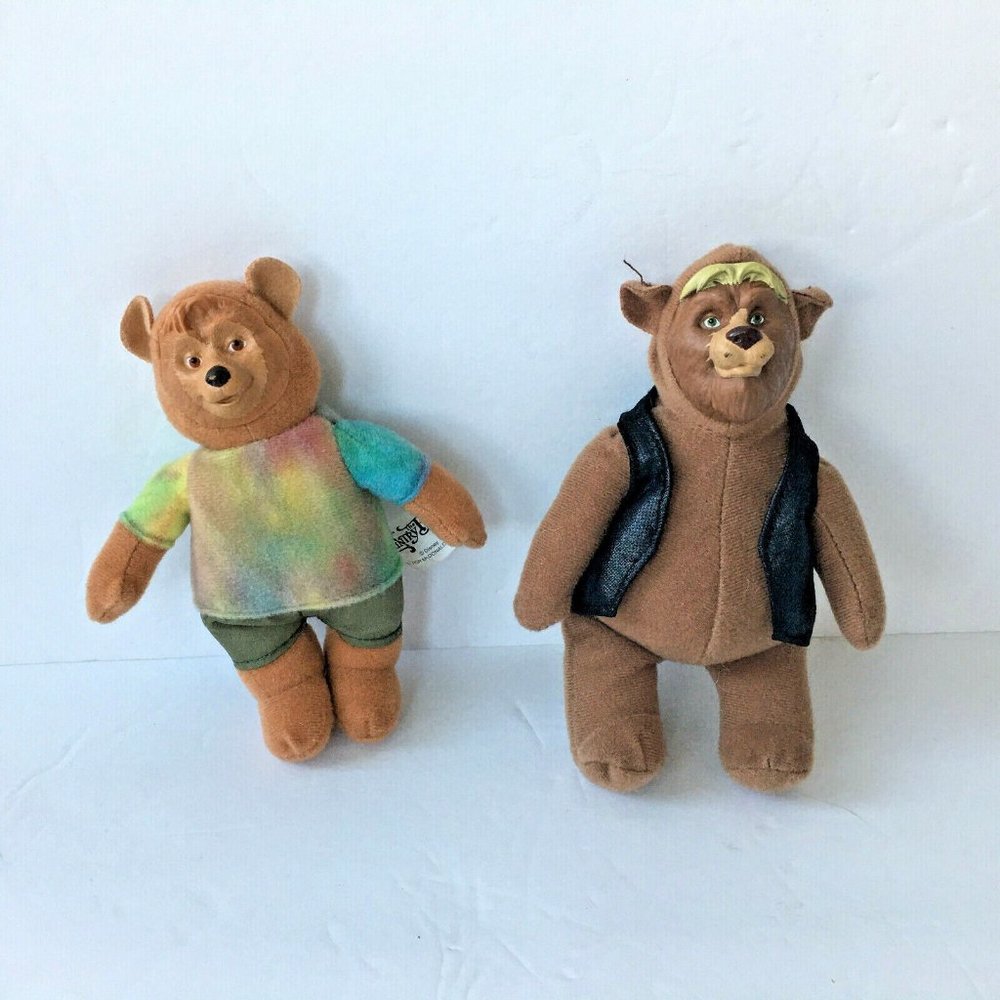 Disney Lot of 2 Country Bear Plush Figure McDonalds Happy Meal Toy 6''